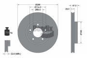 BDS1542 Brzdový kotouč BENDIX Braking