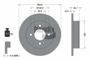 BDS1555 Brzdový kotouč BENDIX Braking
