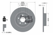 BDS1531HC Brzdový kotouč BENDIX Braking
