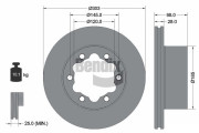 BDS1580 Brzdový kotouč BENDIX Braking