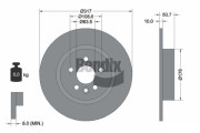 BDS1582 Brzdový kotouč BENDIX Braking