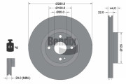 BDS2185 Brzdový kotouč BENDIX Braking