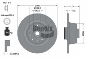 BDS2202 Brzdový kotouč BENDIX Braking