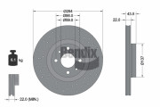 BDS2332 BENDIX Braking brzdový kotúč BDS2332 BENDIX Braking