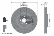 BDS2285HC Brzdový kotouč BENDIX Braking