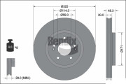BDS2305 BENDIX Braking brzdový kotúč BDS2305 BENDIX Braking