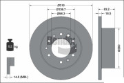 BDS2293 BENDIX Braking brzdový kotúč BDS2293 BENDIX Braking