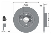 BDS2295 BENDIX Braking brzdový kotúč BDS2295 BENDIX Braking