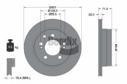BDS2297 BENDIX Braking brzdový kotúč BDS2297 BENDIX Braking