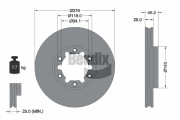 BDS2298 BENDIX Braking brzdový kotúč BDS2298 BENDIX Braking