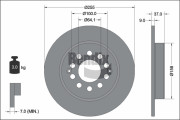 BDS2303 BENDIX Braking brzdový kotúč BDS2303 BENDIX Braking