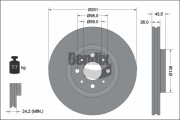 BDS2316 BENDIX Braking brzdový kotúč BDS2316 BENDIX Braking