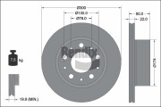 BDS2319 BENDIX Braking brzdový kotúč BDS2319 BENDIX Braking