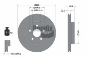 BDS2333 BENDIX Braking brzdový kotúč BDS2333 BENDIX Braking