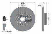 BDS2334HC BENDIX Braking brzdový kotúč BDS2334HC BENDIX Braking