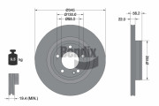 BDS2336HC BENDIX Braking brzdový kotúč BDS2336HC BENDIX Braking