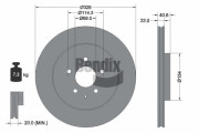 BDS2346 BENDIX Braking brzdový kotúč BDS2346 BENDIX Braking