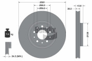 BDS2347 BENDIX Braking brzdový kotúč BDS2347 BENDIX Braking