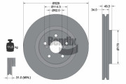 BDS2349HC BENDIX Braking brzdový kotúč BDS2349HC BENDIX Braking