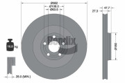 BDS2350HC BENDIX Braking brzdový kotúč BDS2350HC BENDIX Braking