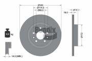 BDS2354 BENDIX Braking brzdový kotúč BDS2354 BENDIX Braking