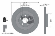 BDS2357 BENDIX Braking brzdový kotúč BDS2357 BENDIX Braking
