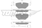 TX 10-701 Sada brzdových destiček, kotoučová brzda TOMEX Brakes