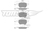 TX 10-941 Sada brzdových destiček, kotoučová brzda TOMEX Brakes