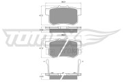 TX 11-00 Sada brzdových destiček, kotoučová brzda TOMEX Brakes