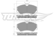 TX 11-24 Sada brzdových destiček, kotoučová brzda TOMEX Brakes