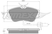 TX 11-821 Brzdové destičky TOMEX Brakes