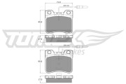 TX 11-98 Sada brzdových destiček, kotoučová brzda TOMEX Brakes