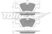 TX 12-05 Sada brzdových destiček, kotoučová brzda TOMEX Brakes