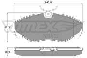 TX 13-08 Sada brzdových destiček, kotoučová brzda TOMEX Brakes