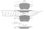 TX 13-11 Sada brzdových destiček, kotoučová brzda TOMEX Brakes