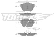 TX 13-14 Sada brzdových destiček, kotoučová brzda TOMEX Brakes