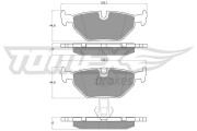 TX 13-21 Sada brzdových destiček, kotoučová brzda TOMEX Brakes