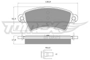 TX 13-41 Sada brzdových destiček, kotoučová brzda TOMEX Brakes