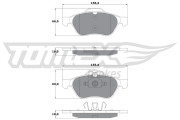 TX 13-51 Sada brzdových destiček, kotoučová brzda TOMEX Brakes