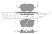 TX 13-64 Sada brzdových destiček, kotoučová brzda TOMEX Brakes