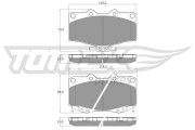 TX 13-81 Sada brzdových destiček, kotoučová brzda TOMEX Brakes