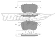 TX 14-04 Sada brzdových destiček, kotoučová brzda TOMEX Brakes