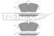 TX 14-331 Sada brzdových destiček, kotoučová brzda TOMEX Brakes