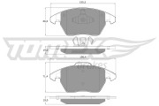 TX 14-38 Sada brzdových destiček, kotoučová brzda TOMEX Brakes
