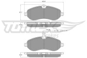 TX 14-83 Sada brzdových destiček, kotoučová brzda TOMEX Brakes