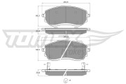 TX 15-65 Sada brzdových destiček, kotoučová brzda TOMEX Brakes