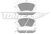 TX 16-33 Sada brzdových destiček, kotoučová brzda TOMEX Brakes