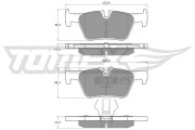 TX 16-86 Sada brzdových destiček, kotoučová brzda TOMEX Brakes