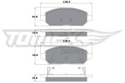 TX 17-90 Sada brzdových destiček, kotoučová brzda TOMEX Brakes