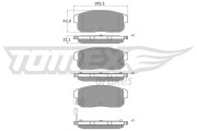 TX 17-97 Sada brzdových destiček, kotoučová brzda TOMEX Brakes